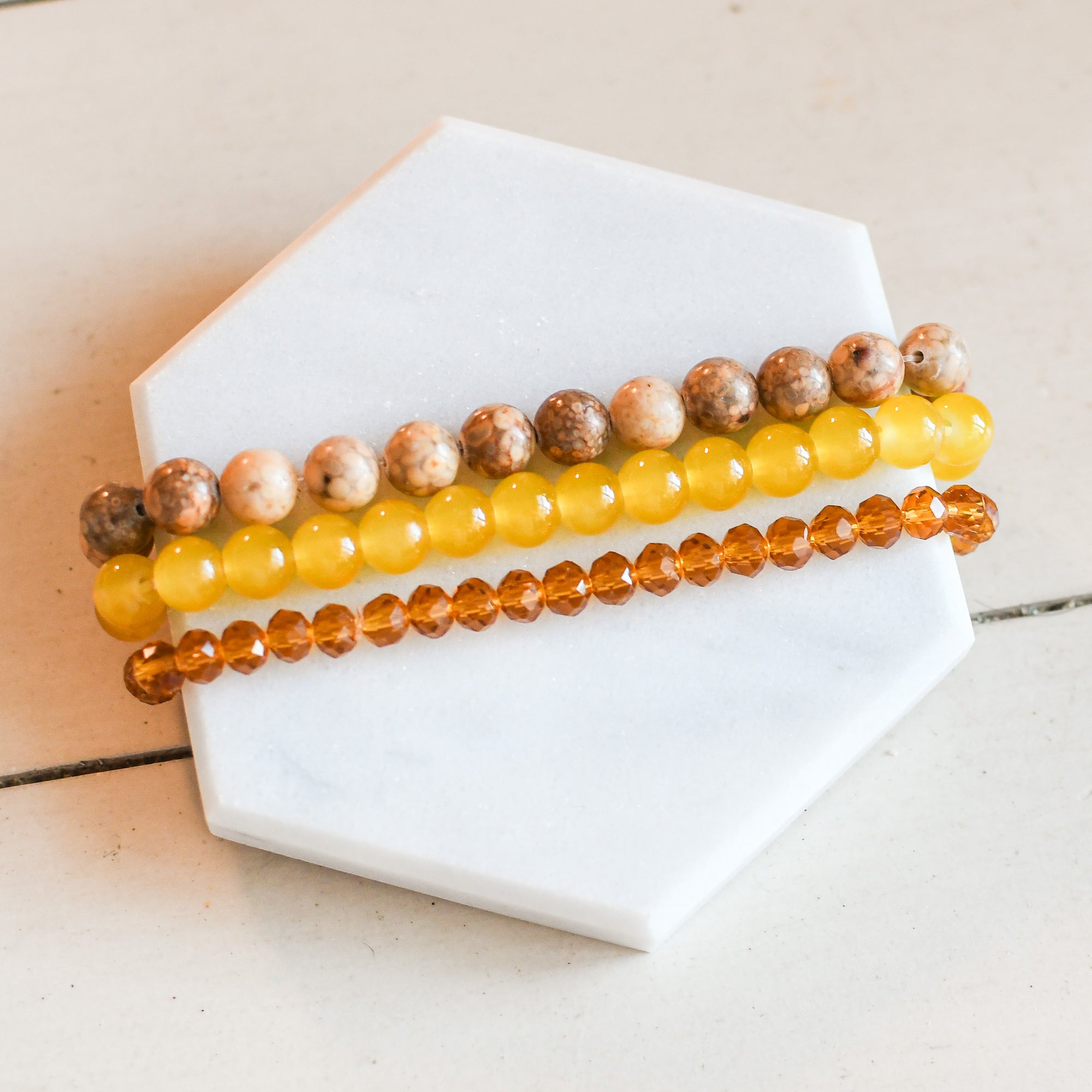 Create Your Own - Warm Yellow Bracelets