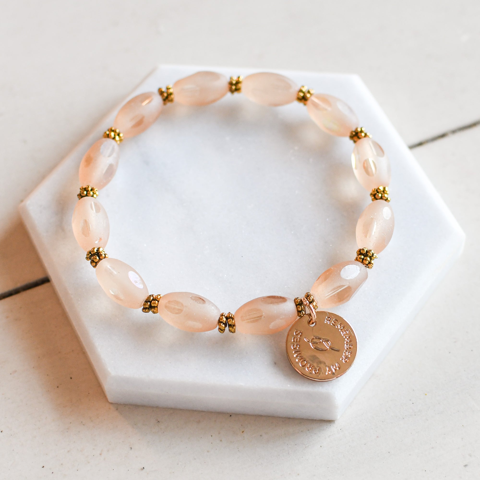 Create Your Own - Peachy Glass & Gold