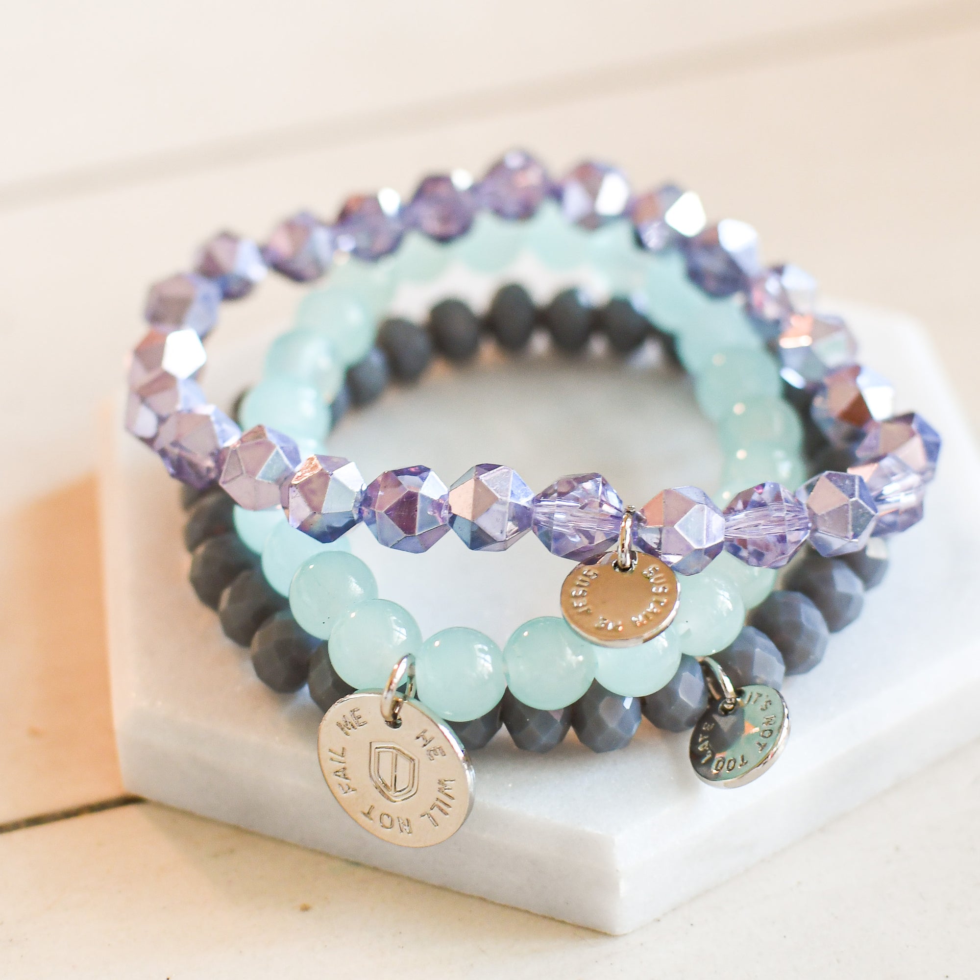 Create Your Own - Cool Tone Stacking Bracelets