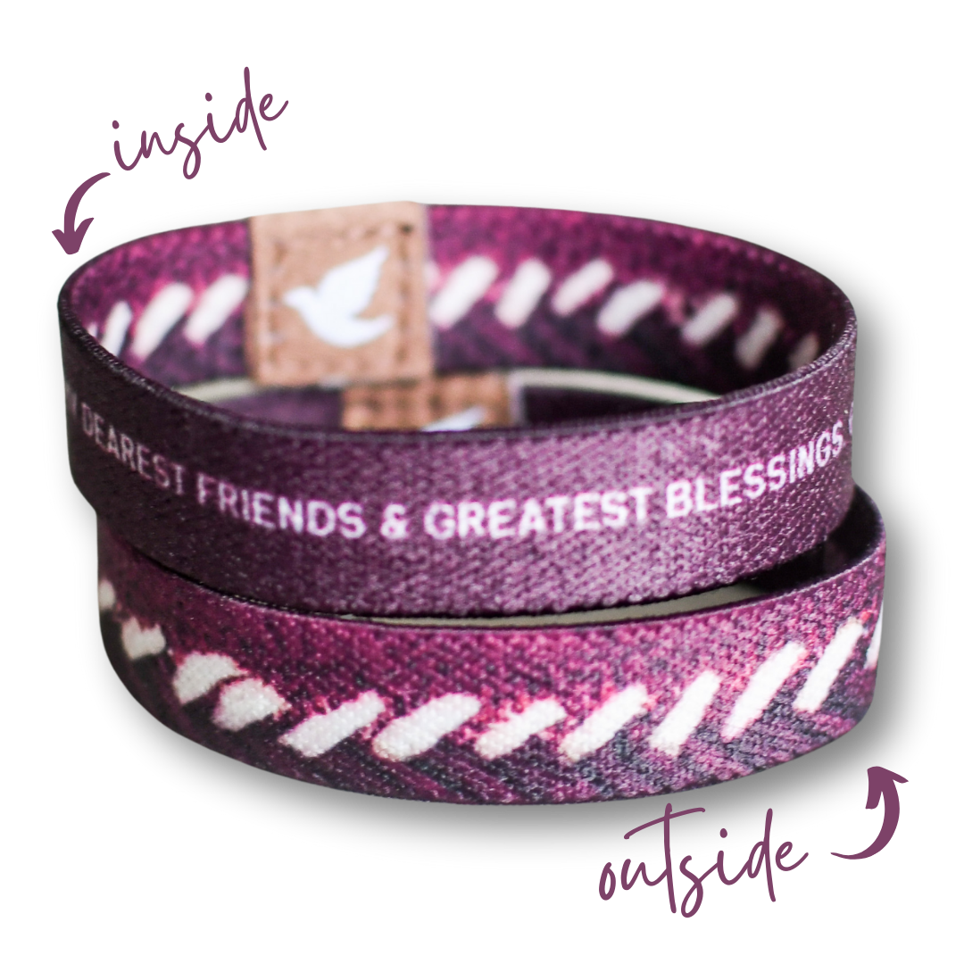 Dearest Friend & Greatest Blessing Kids TruthBand-Pink Salt Riot