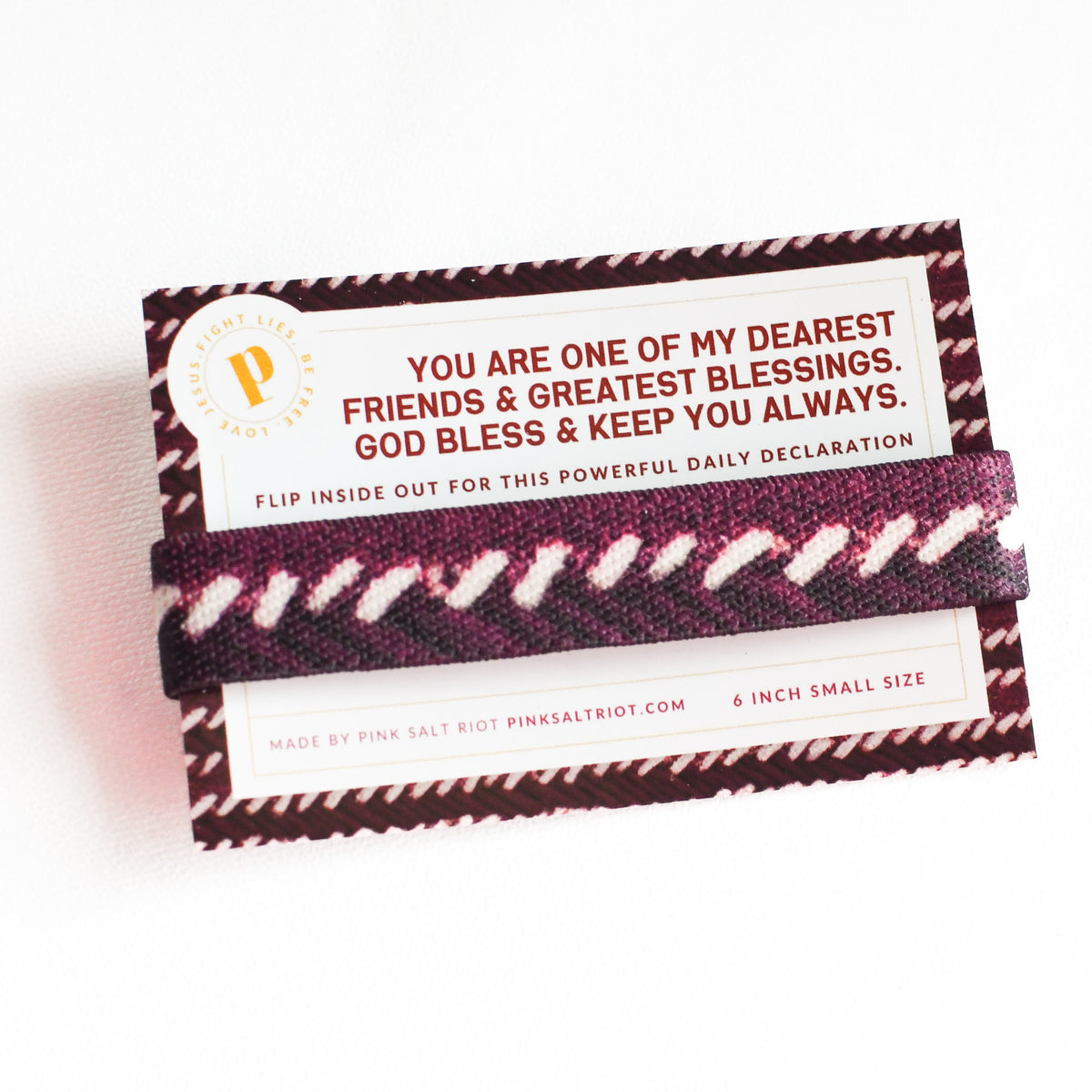 Dearest Friend & Greatest Blessing Kids TruthBand-Pink Salt Riot