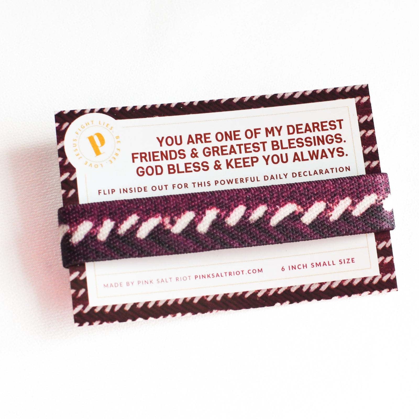 Dearest Friend & Greatest Blessing Kids TruthBand-Pink Salt Riot