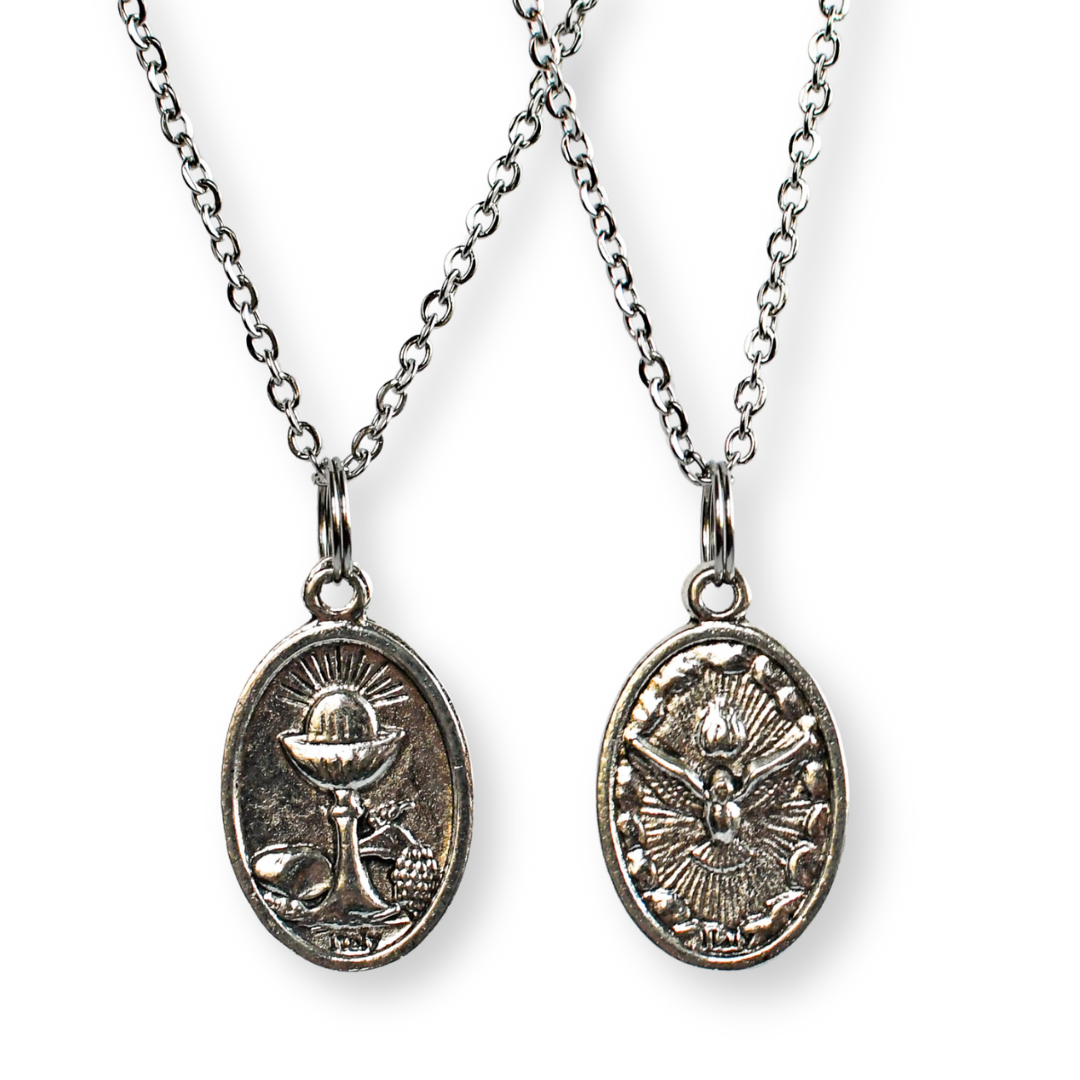 First Communion Necklace-Pink Salt Riot