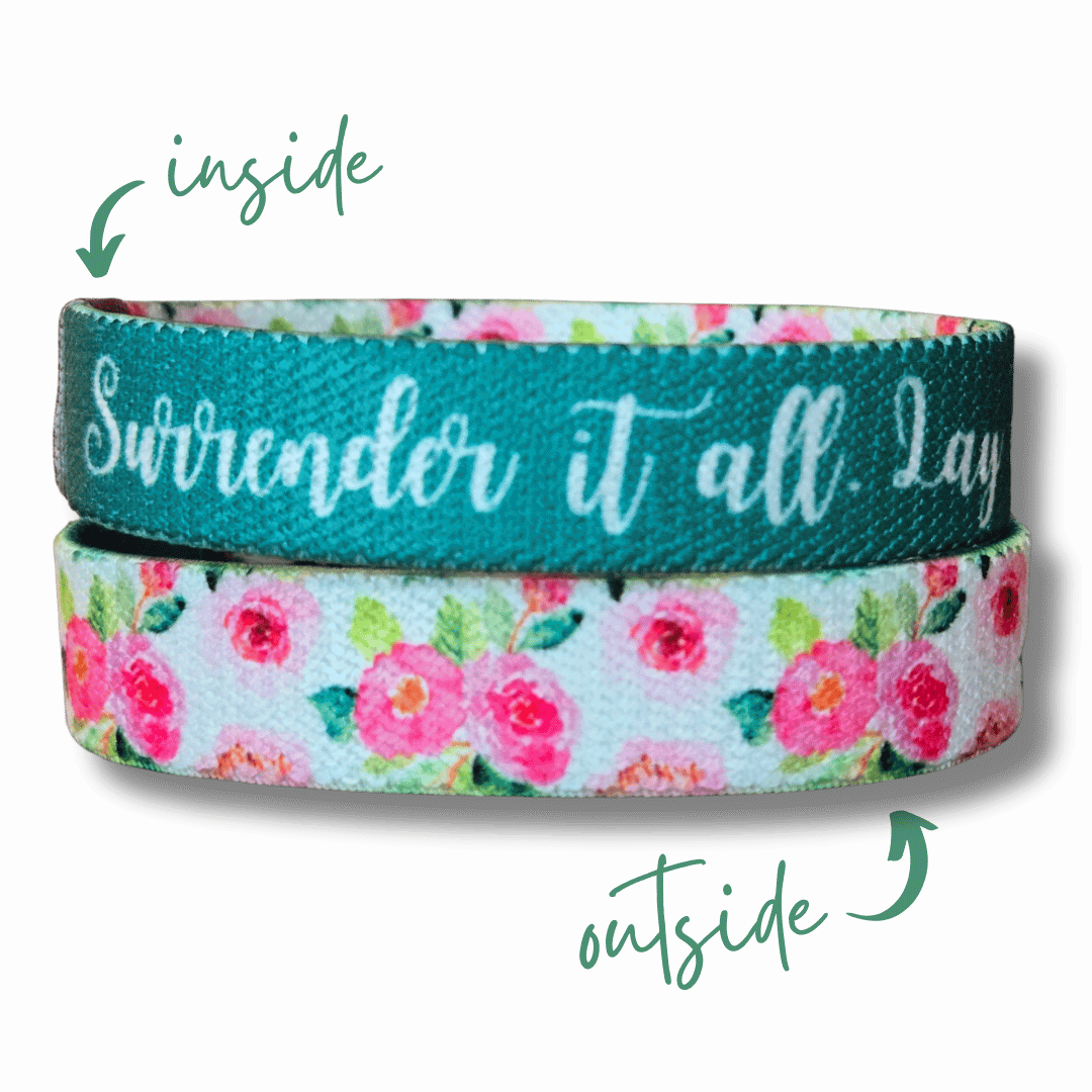 Floral Surrender it All TruthBand new inside outside - Pink Salt Riot