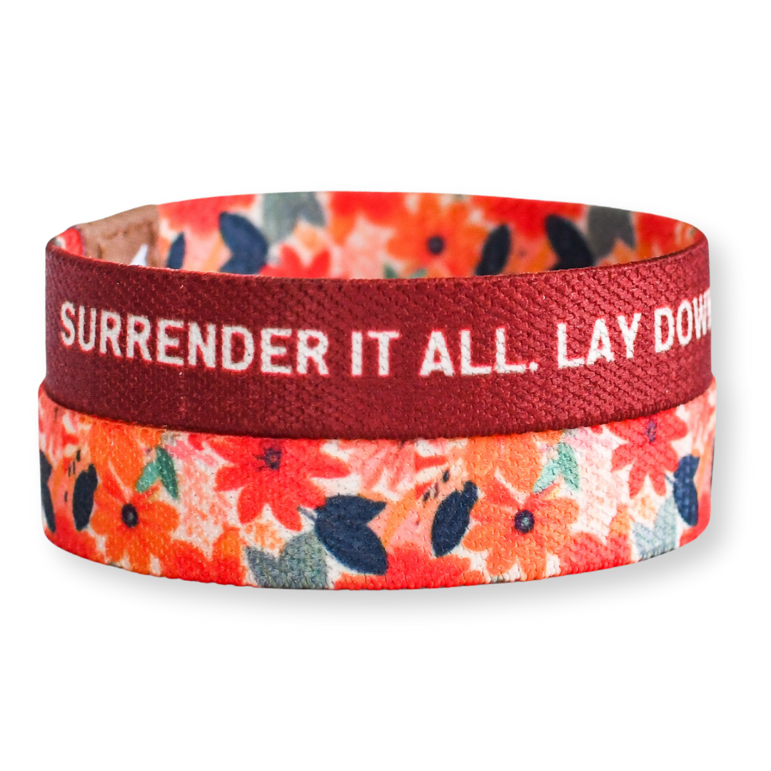 Floral Surrender It All Medium Truthband