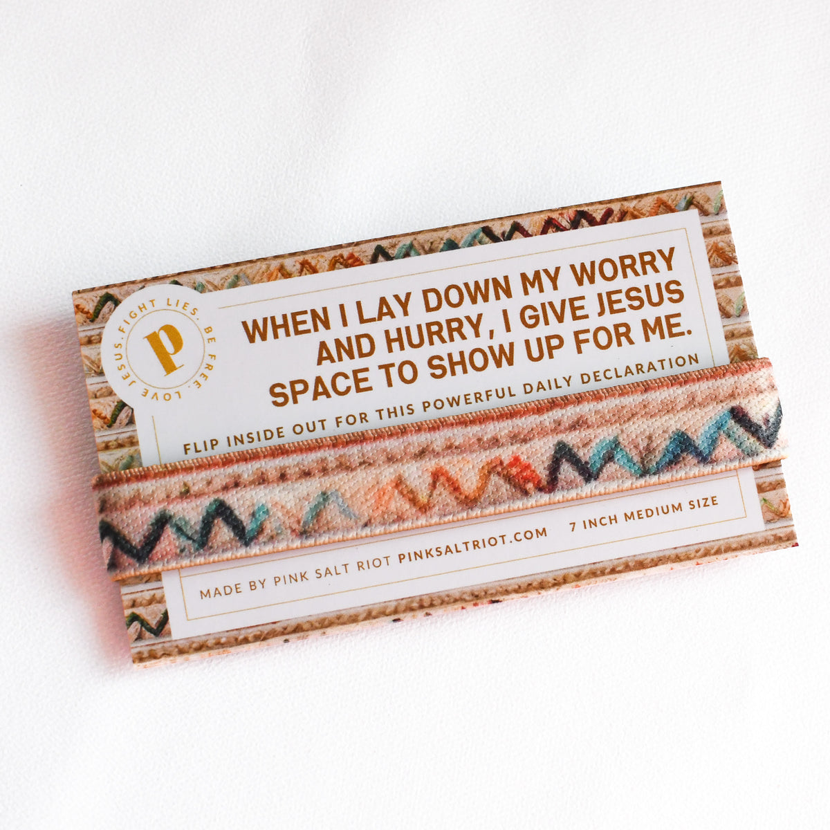 Give Jesus Space Women’s TruthBand-Pink Salt Riot