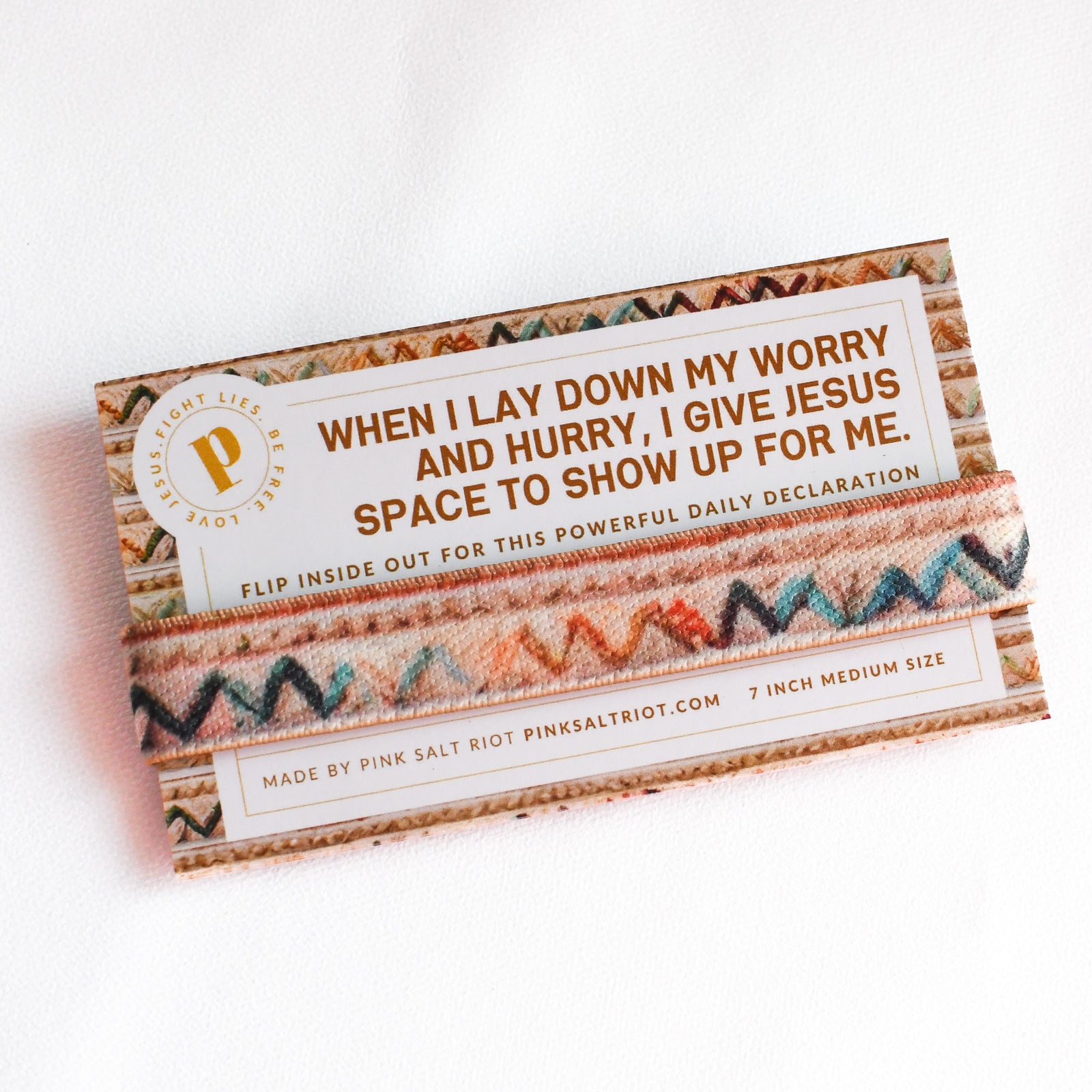 Give Jesus Space Women’s TruthBand-Pink Salt Riot