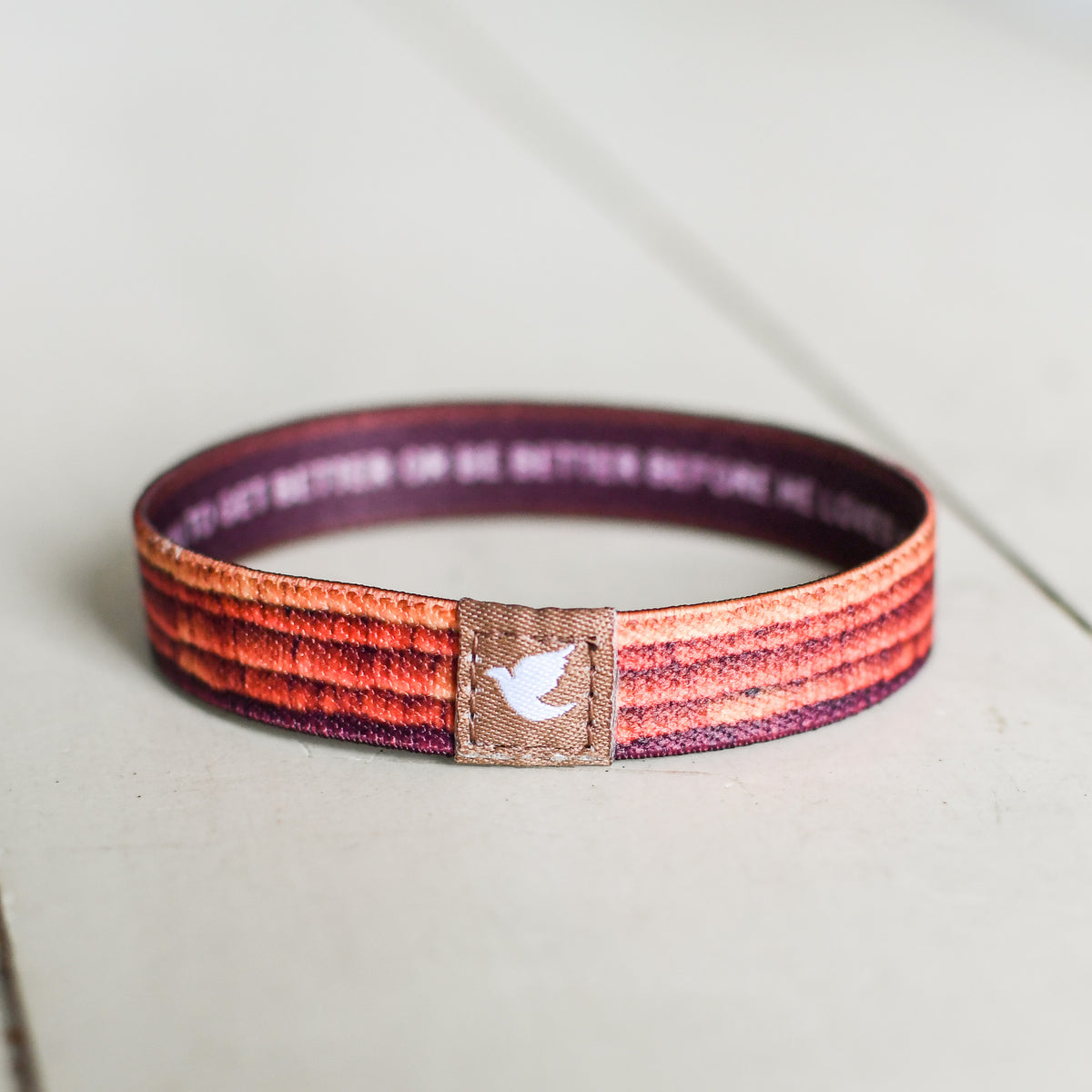 God Loves You Now Men’s TruthBand-Pink Salt Riot- design out 2