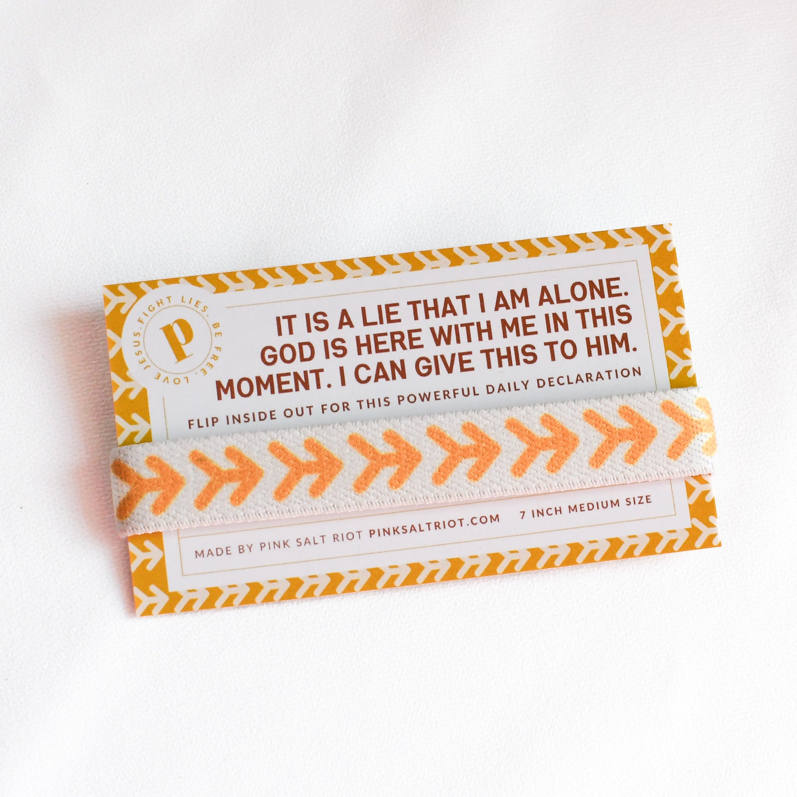 God Is Here Arrows Womens TruthBand-Pink Salt Riot