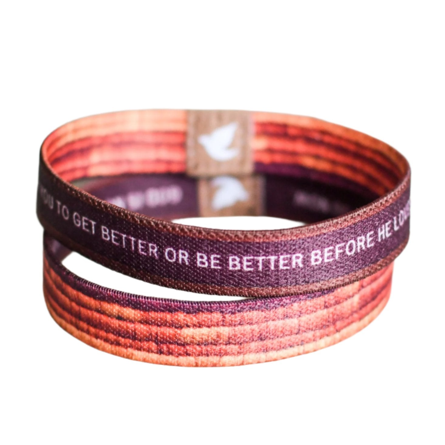 God Loves You Now Men’s TruthBand-Pink Salt Riot- stacked