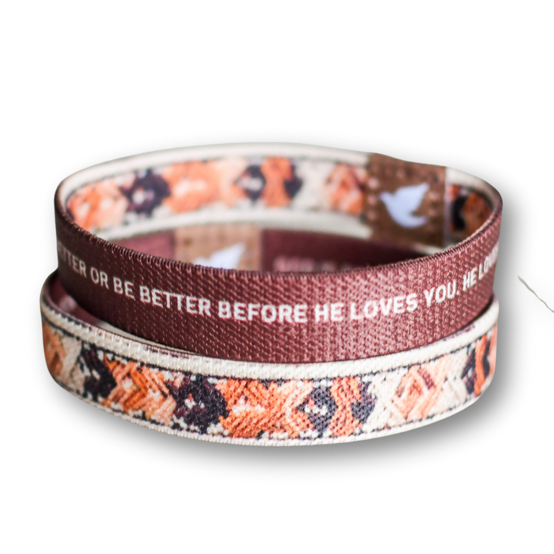 God Loves You Now Women’s TruthBand-Pink Salt Riot