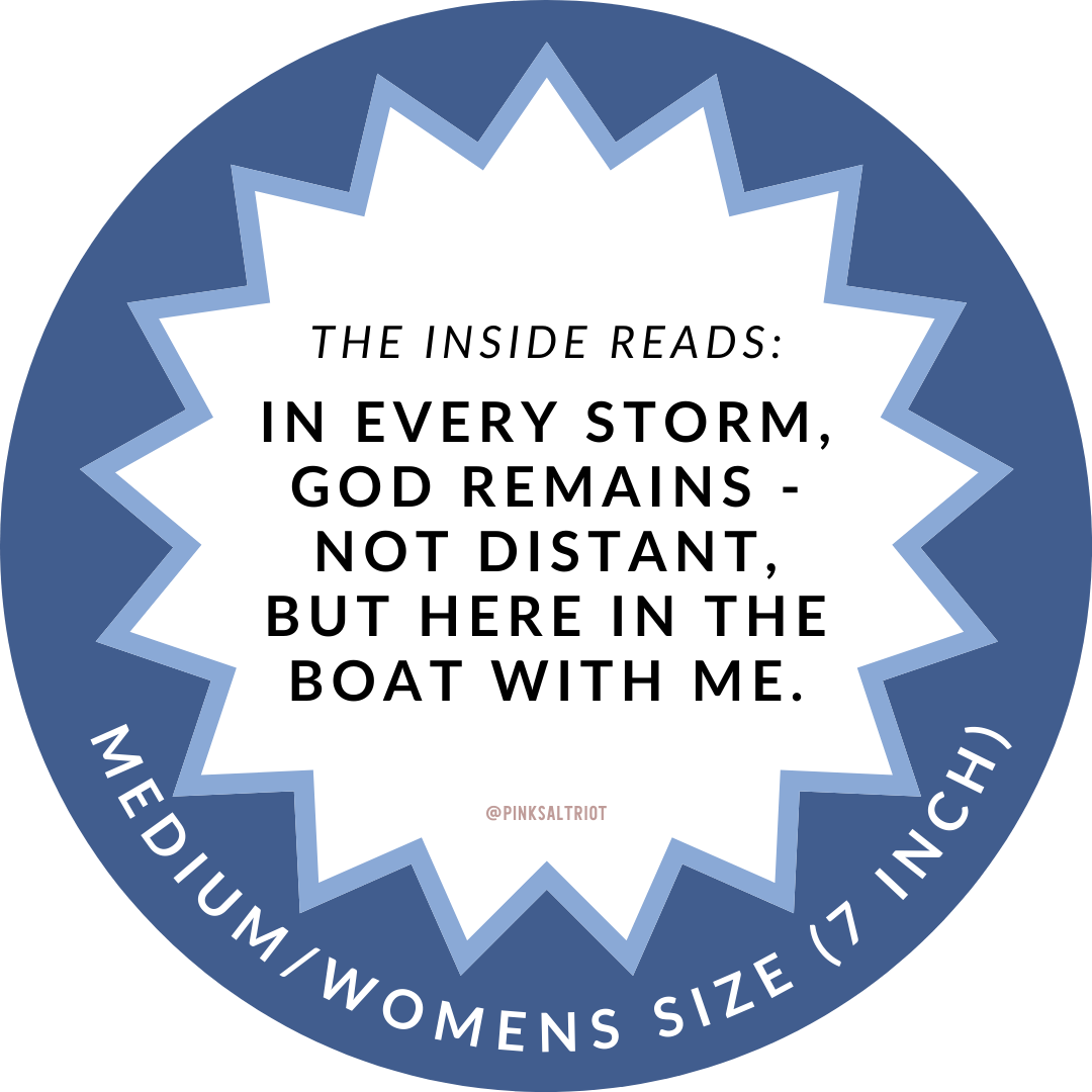 God Remains in the Boat Women’s TruthBand-Pink Salt Riot