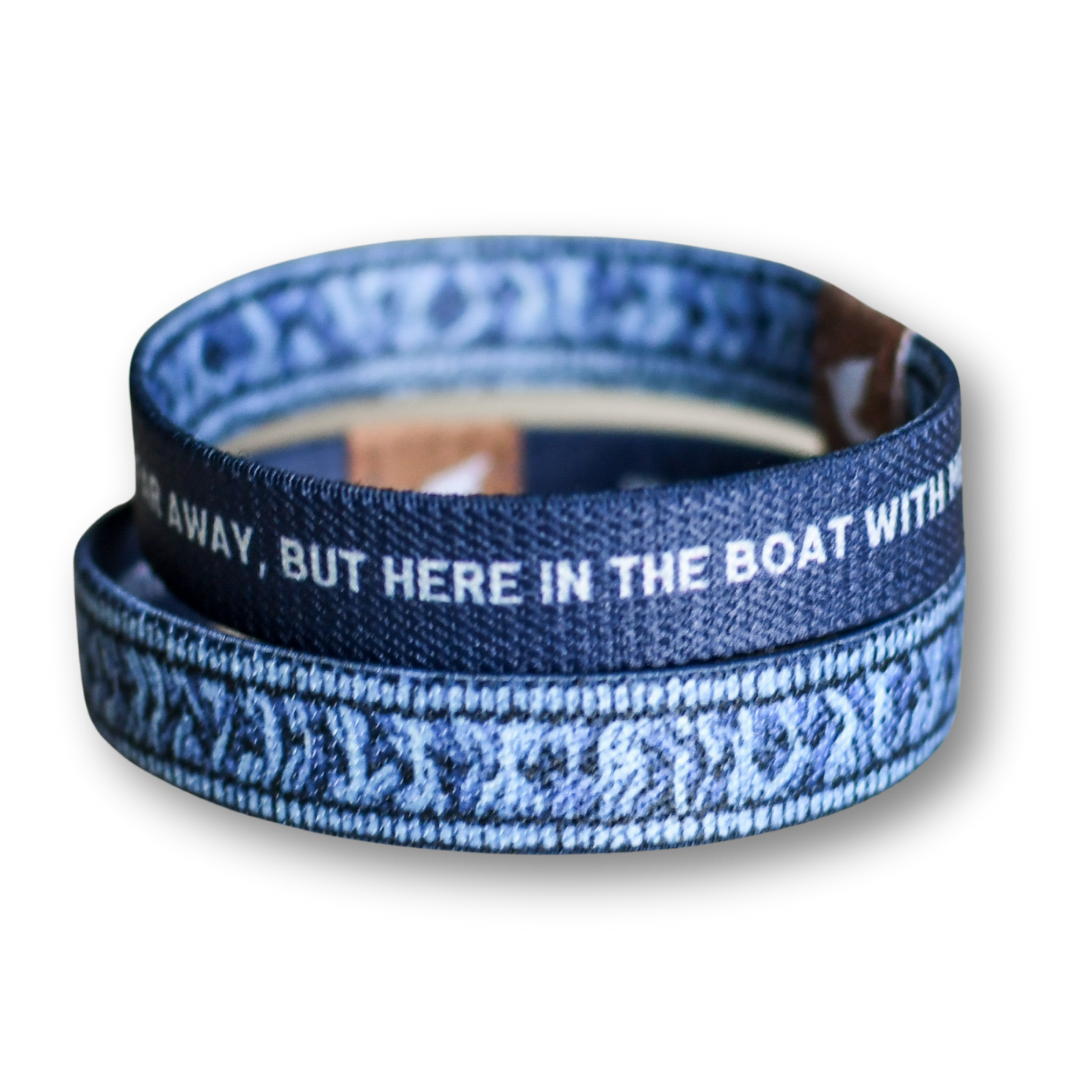 God Remains in the Boat Women’s TruthBand-Pink Salt Riot