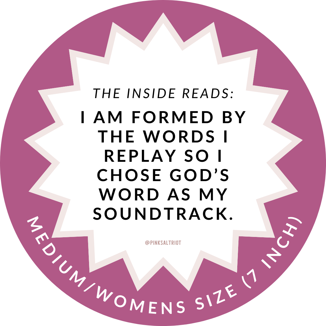 God's Word is my Soundtrack Womens TruthBand-Pink Salt Riot
