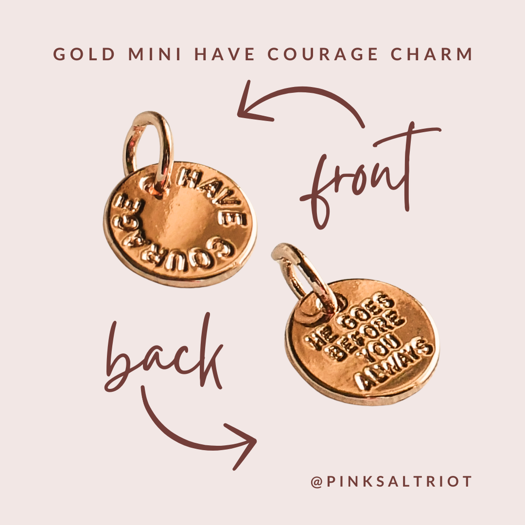 Have Courage Charm Necklace