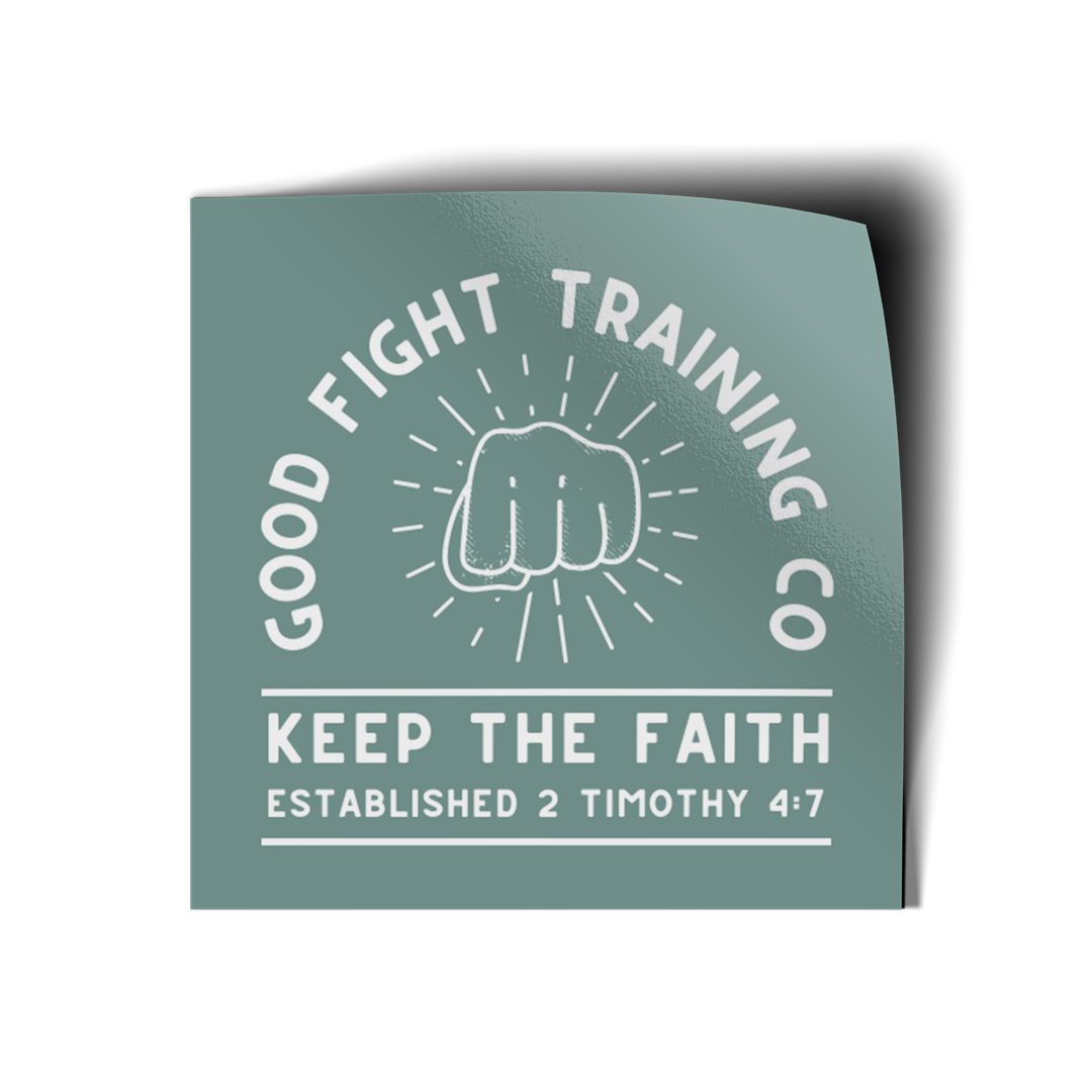 Good Fight Training Co Vinyl Sticker-Pink Salt Riot