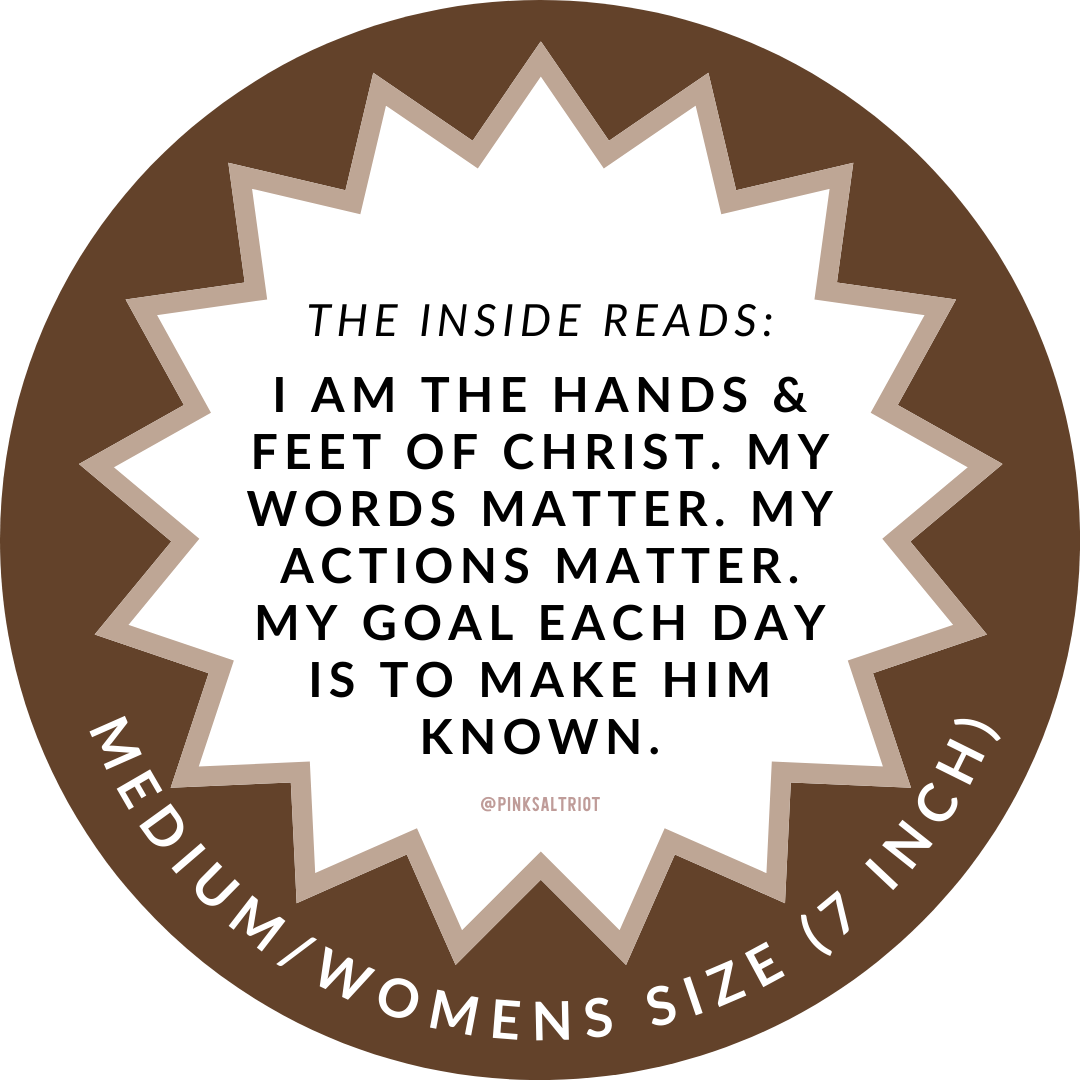 Hands &amp; Feet of Christ Unisex TruthBand-Pink Salt Riot