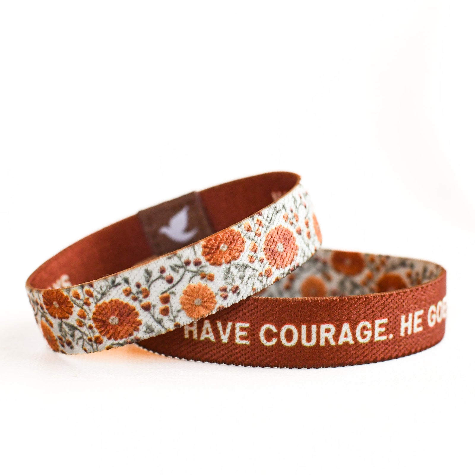 Have Courage Golden Floral Womens Truthband-Pink Salt Riot