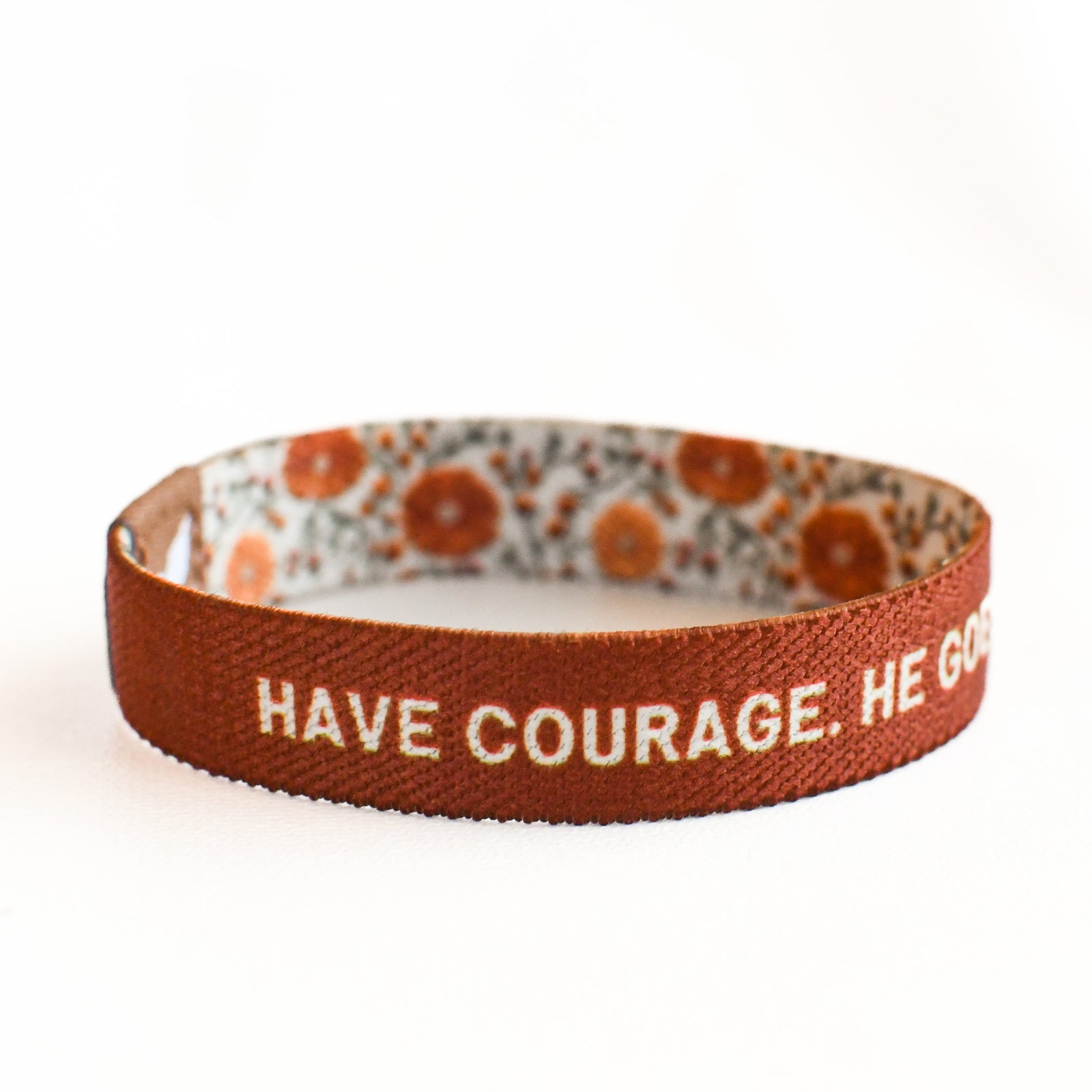 Have Courage Golden Floral Womens Truthband-Pink Salt Riot