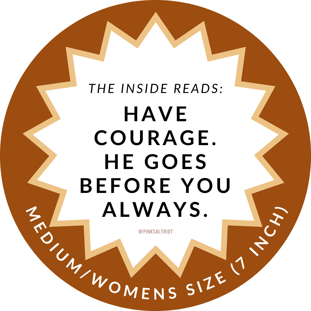 Bracelet de vérité à fleurs dorées Have Courage pour femme