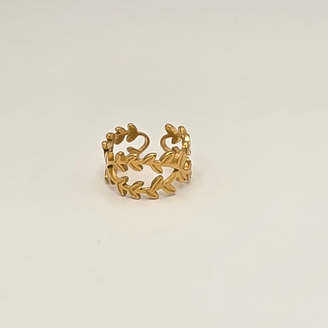 He is the Vine, We are the Branches Gold Ring