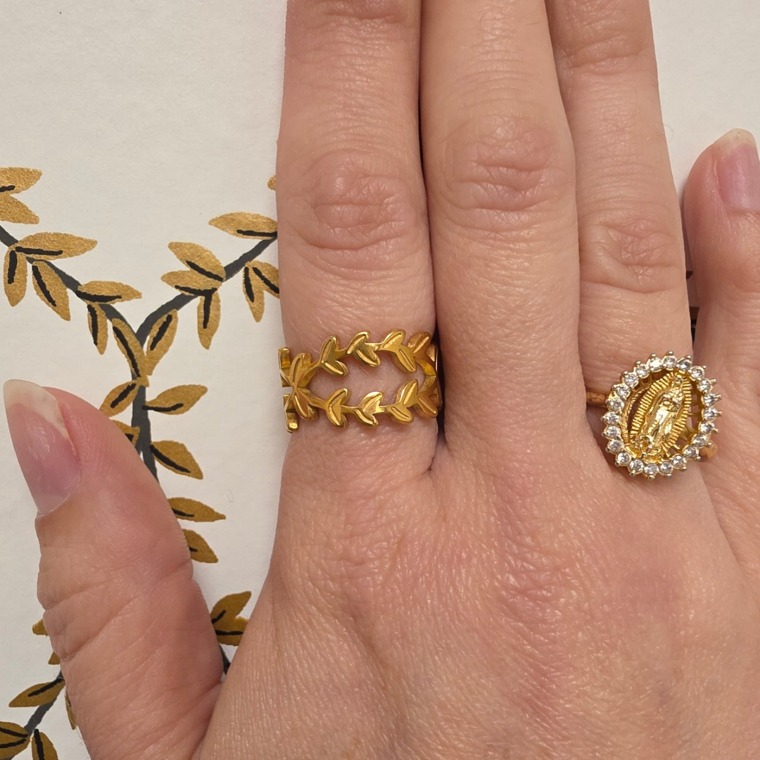 He is the Vine, We are the Branches Gold Ring