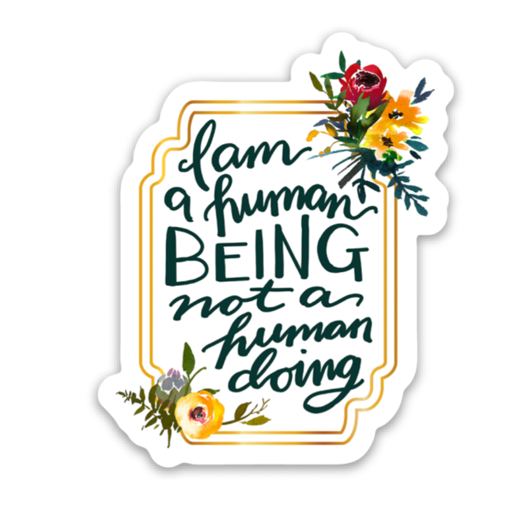 Human Being Vinyl Sticker