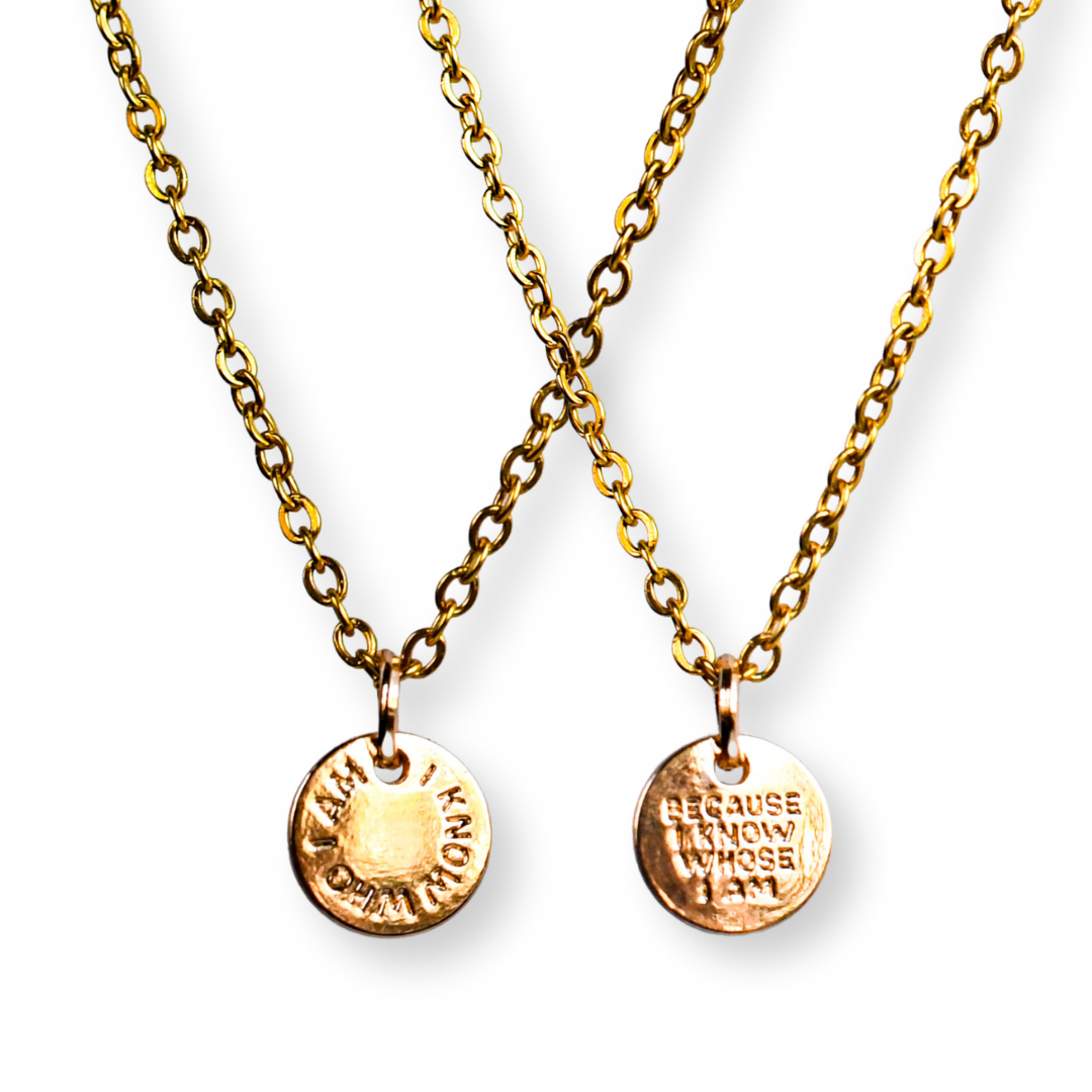 I Know Who I Am Necklace-Pink Salt Riot