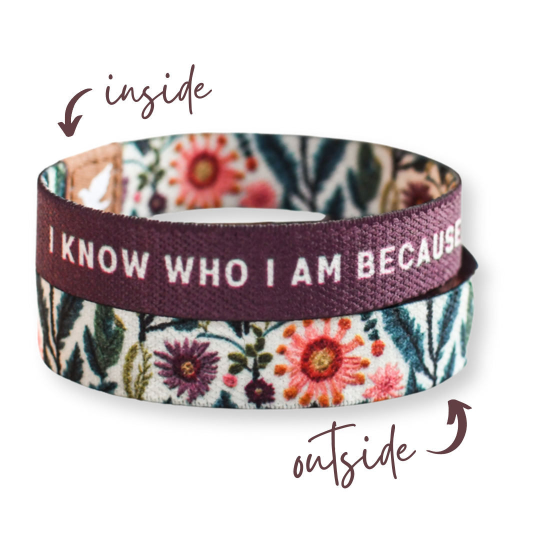 Je sais qui je suis, bracelet de vérité pour femmes