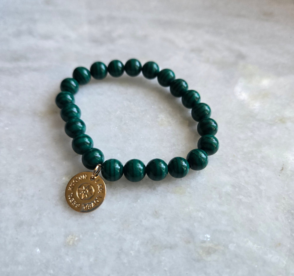 Jade Green Bracelet-Pink Salt Riot