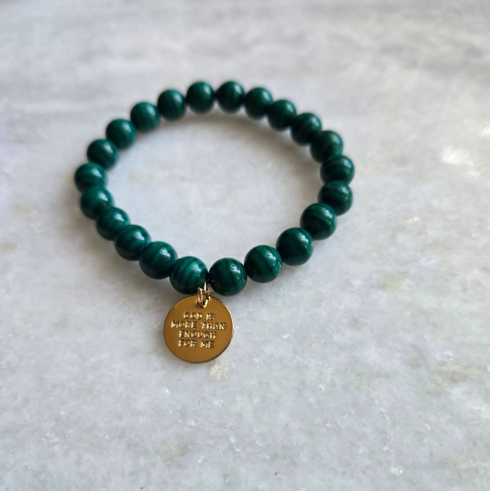 Jade Green Bracelet-Pink Salt Riot