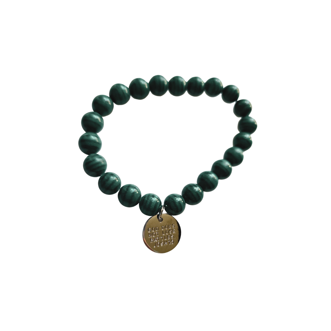 Jade Green Bracelet-Pink Salt Riot