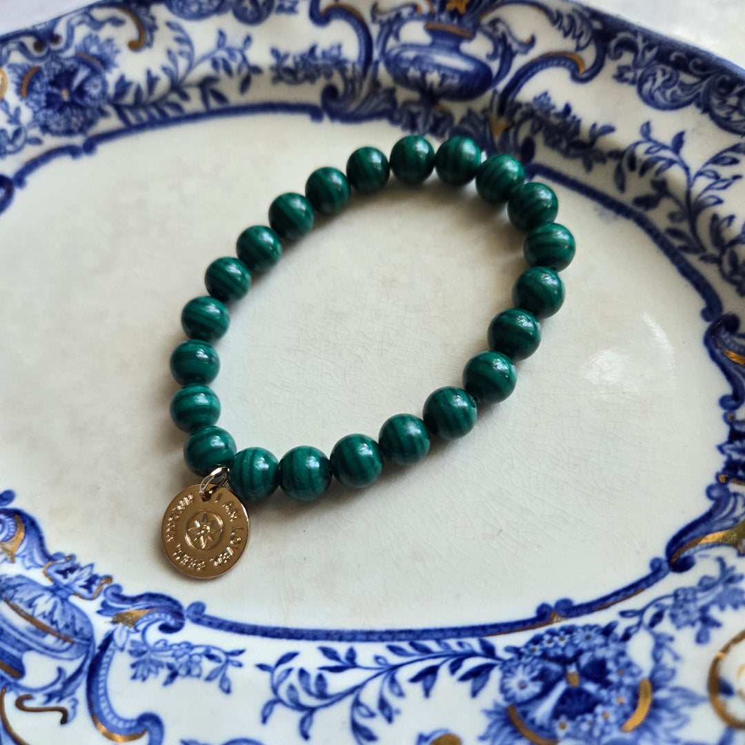 Jade Green Bracelet-Pink Salt Riot 2