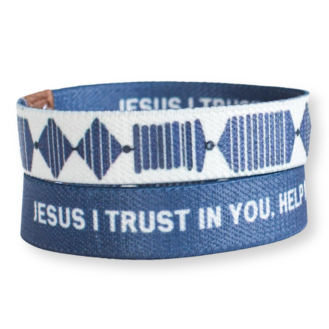 Jesus I Trust in You Womens Truthband-Pink Salt Riot