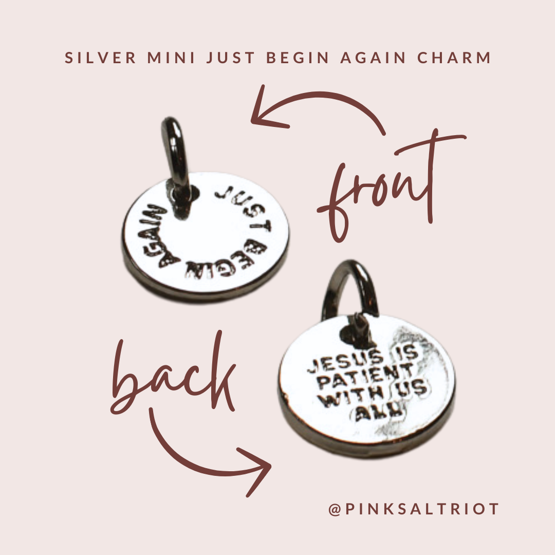 Bespoke Charms - Silver Mini Just Begin Again Charm