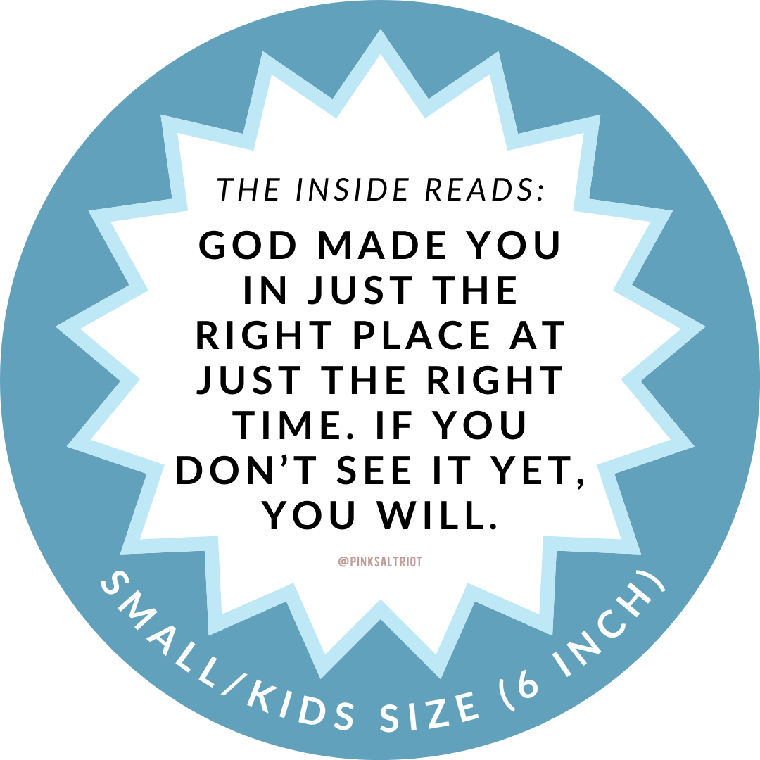 Just the Right Place Kids TruthBand-Pink Salt Riot