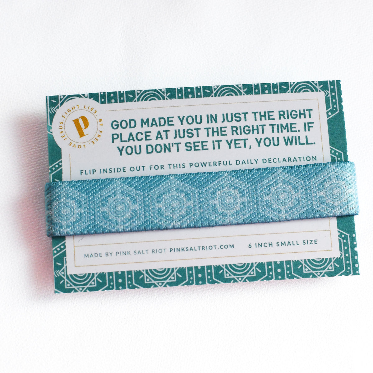 Just the Right Place Kids TruthBand-Pink Salt Riot