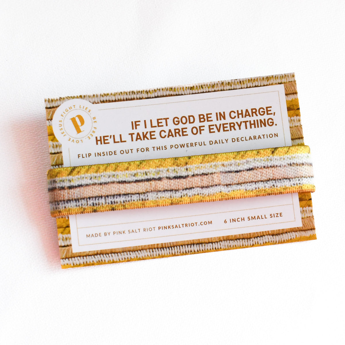 Let God Be in Charge Kids’ TruthBand-Pink Salt Riot