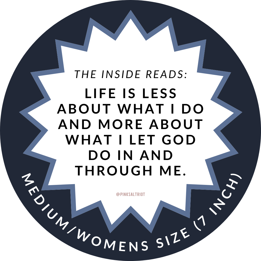 Life is About God Black Womens TruthBand-Pink Salt Riot