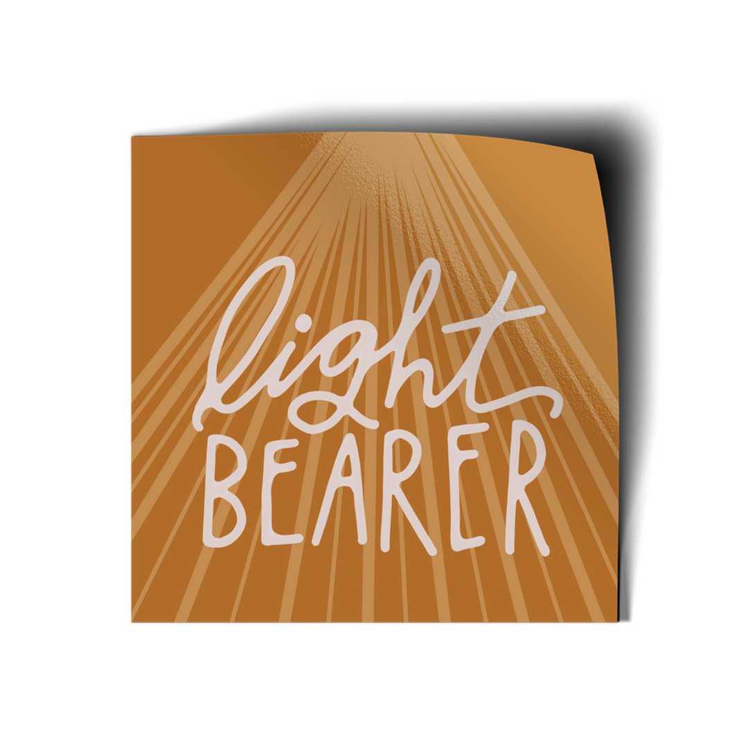 Light Bearer Vinyl Sticker-Pink Salt Riot