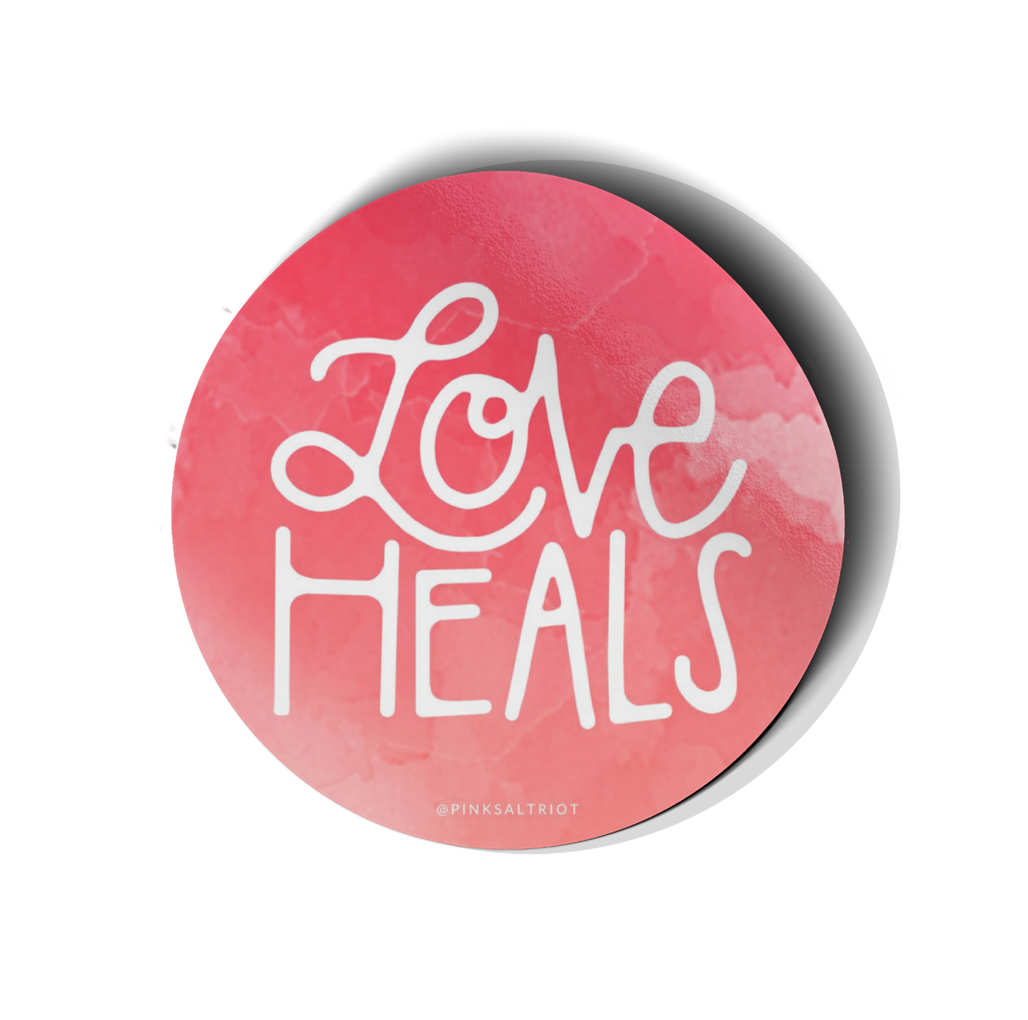 Love Heals Vinyl Sticker