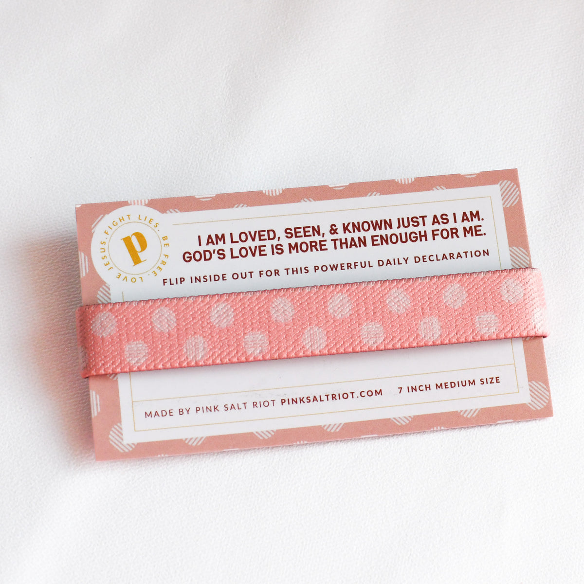 Loved, Seen, &amp; Known Womens TruthBand-Pink Salt Riot