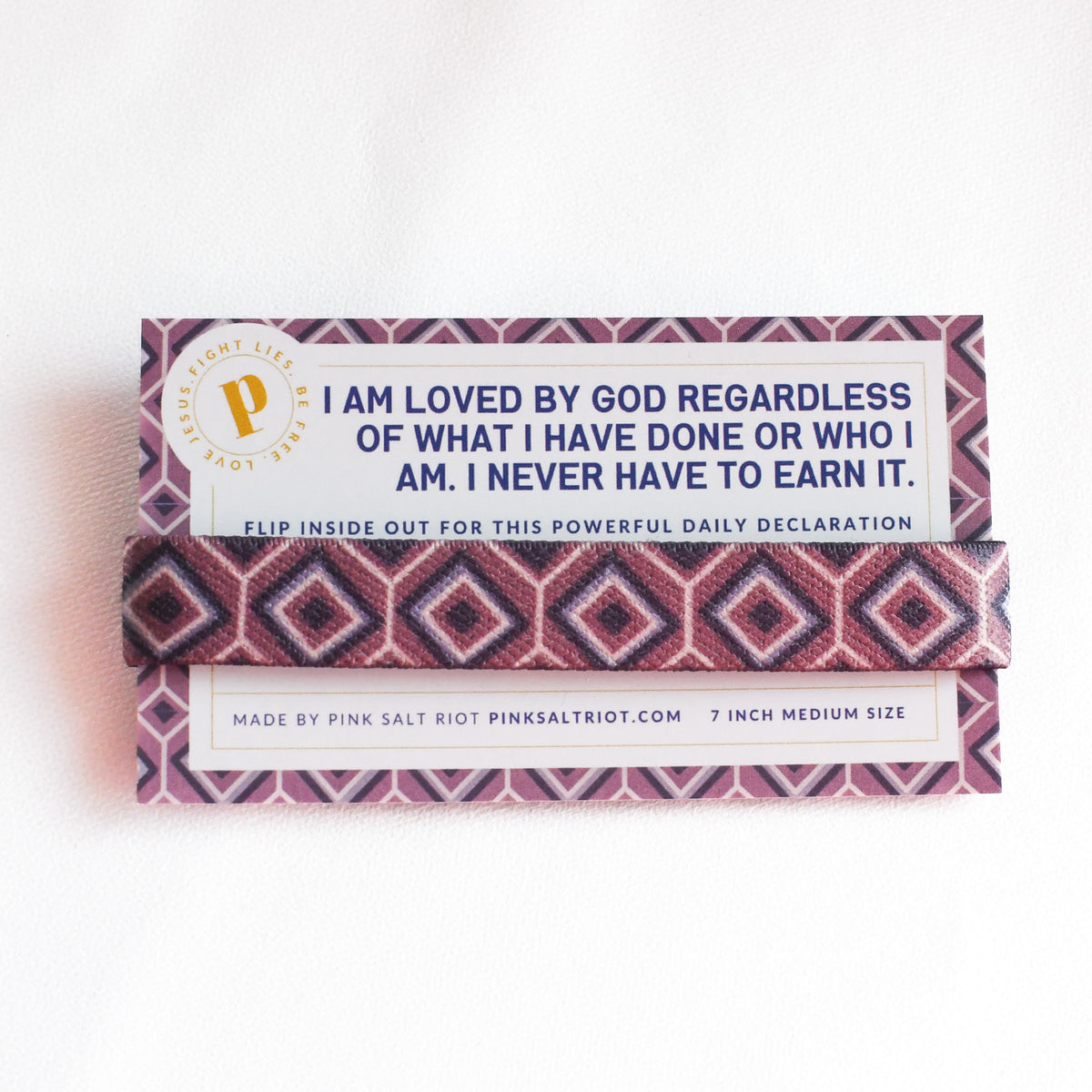 Loved Regardless Womens TruthBand-Pink Salt Riot