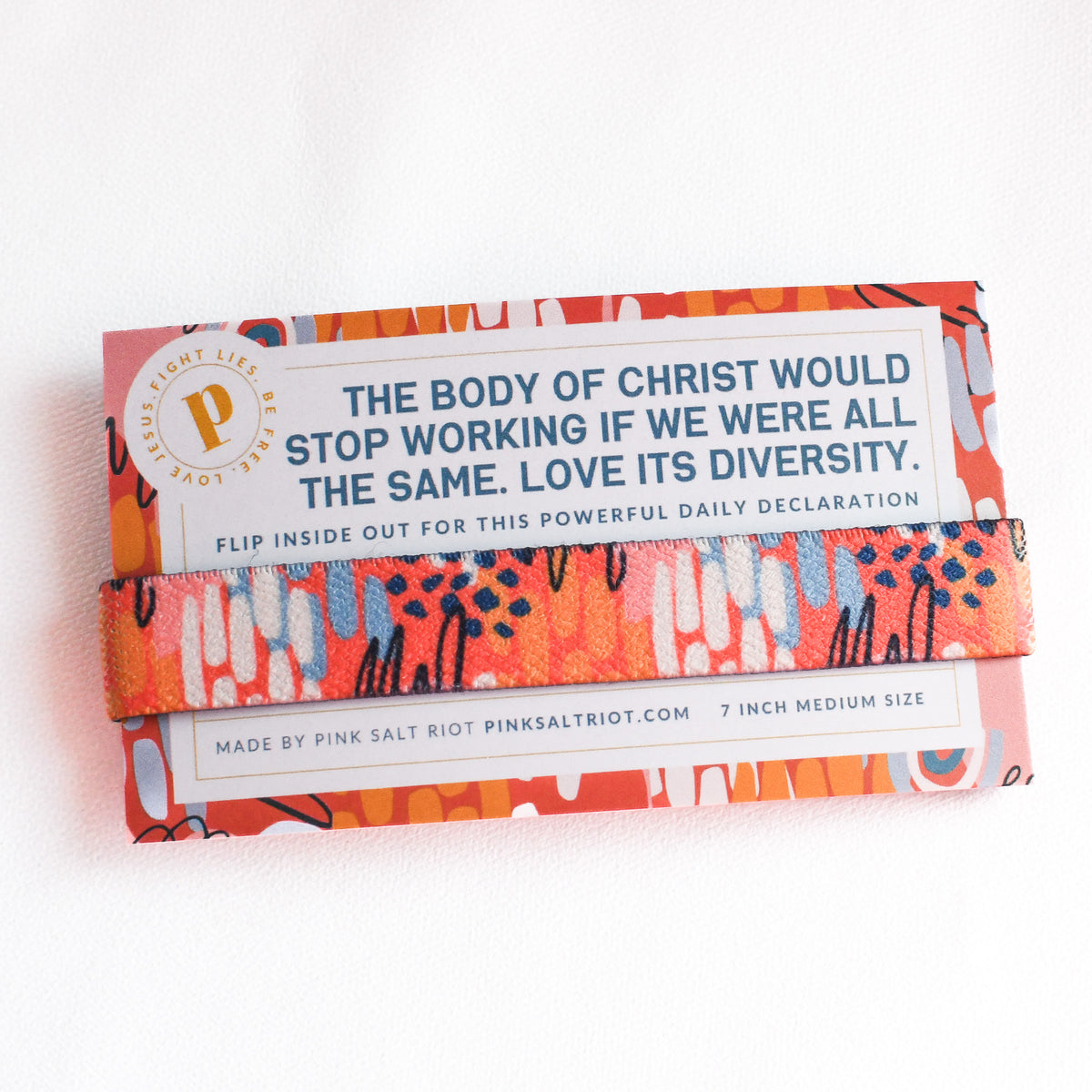 Love the Diversity Womens TruthBand-Pink Salt Riot