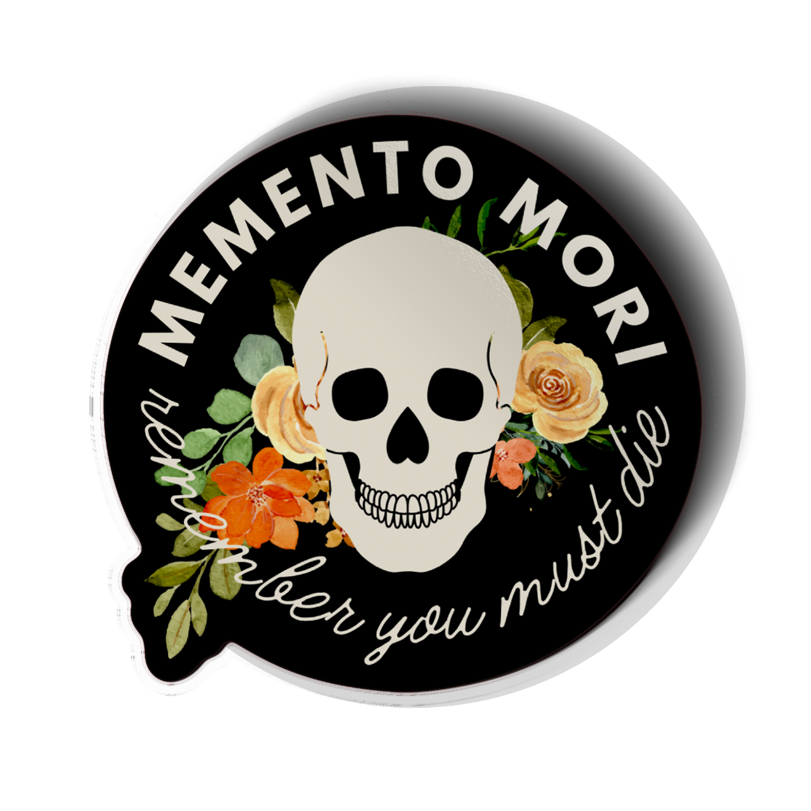 Memento Mori Vinyl Sticker