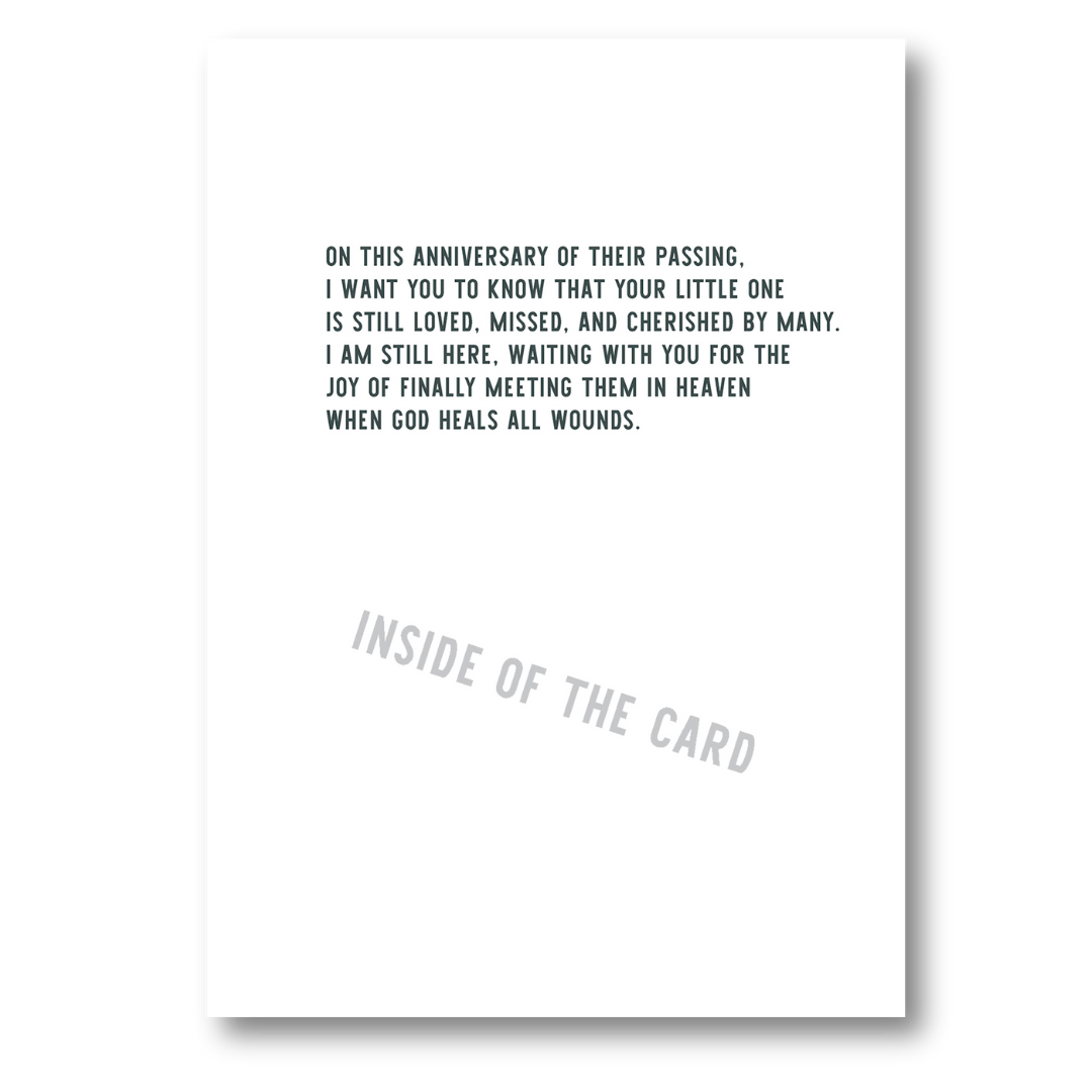 Miscarriage/Child Loss Anniversary Card-Pink Salt Riot