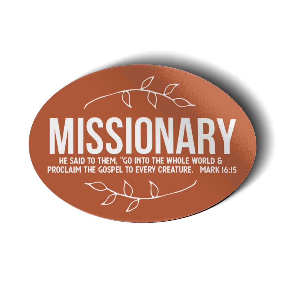 Missionary Vinyl Sticker