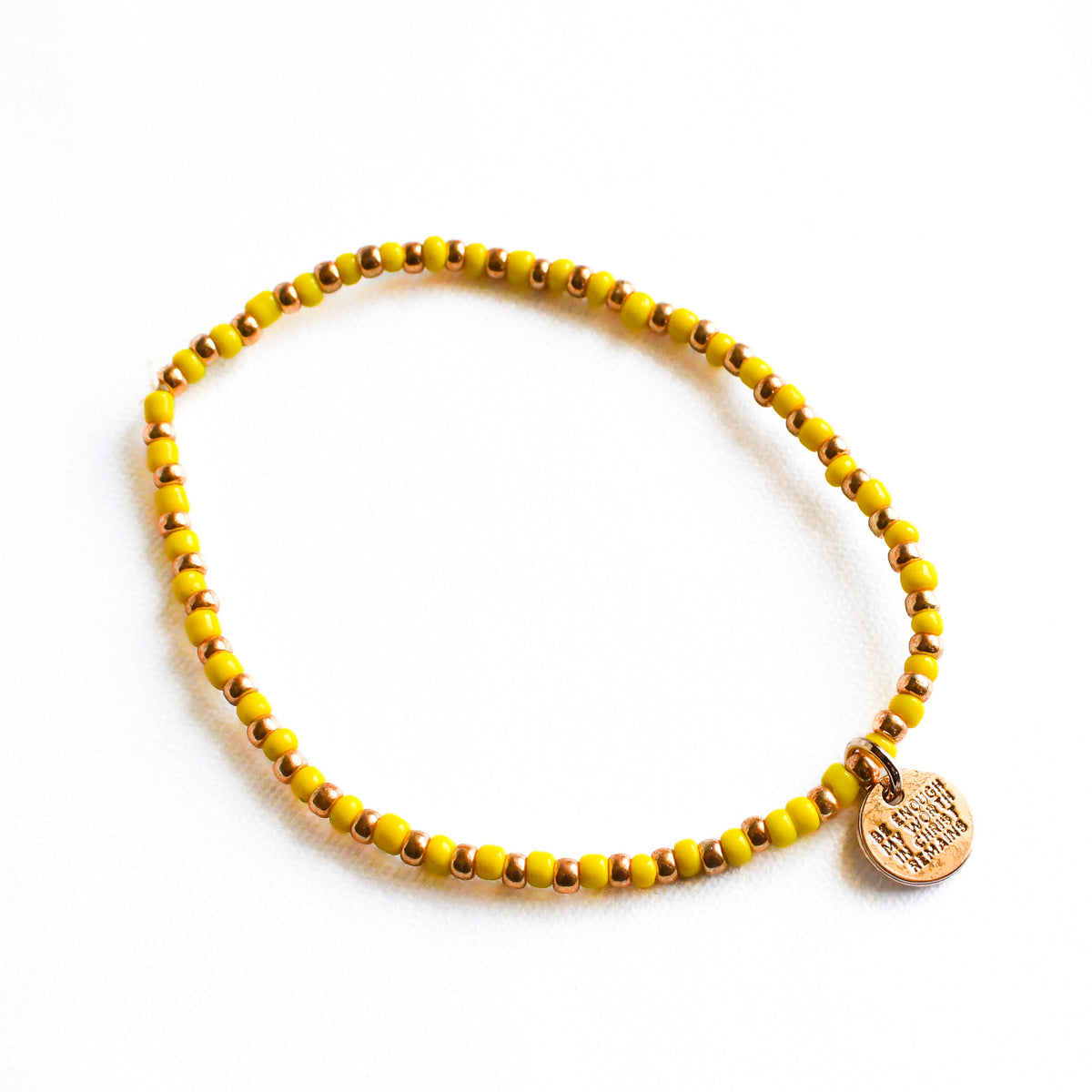 My Worth Remains Stacking Bracelets-Pink Salt Riot