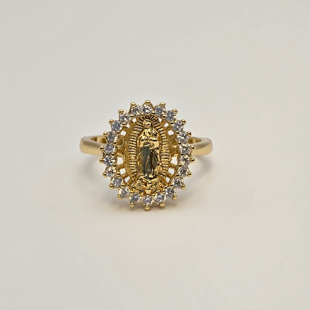 Our Lady of Guadalupe ring front