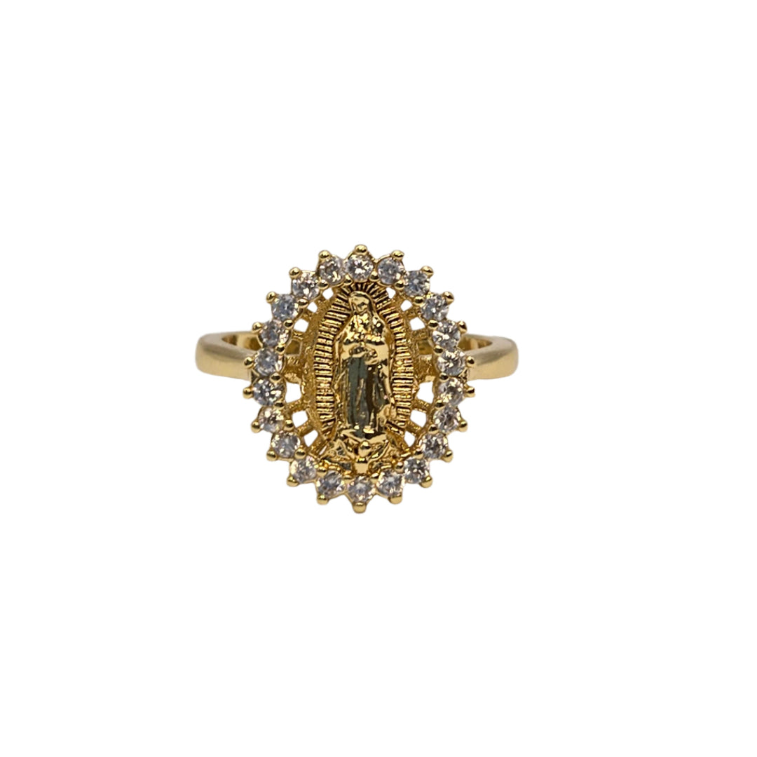 Our Lady of Guadalupe ring front
